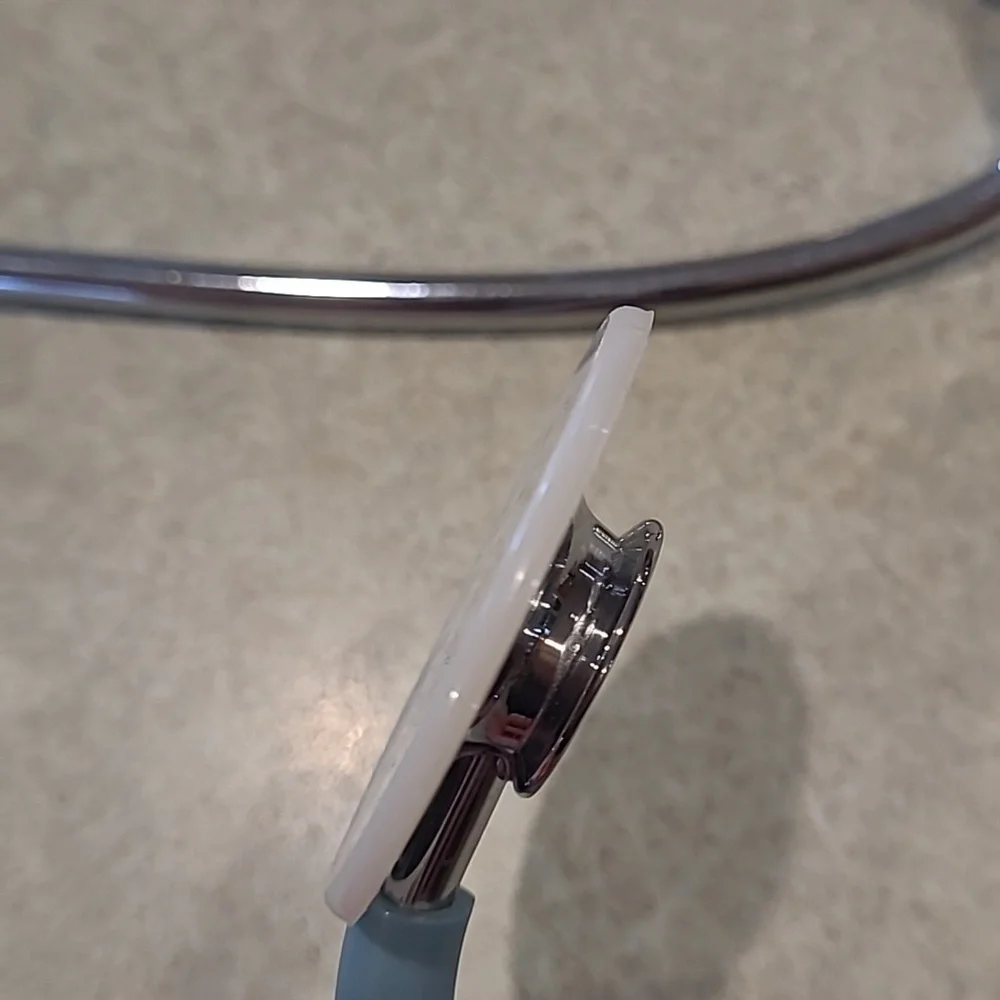 Blue Stethoscope with Silver Accents